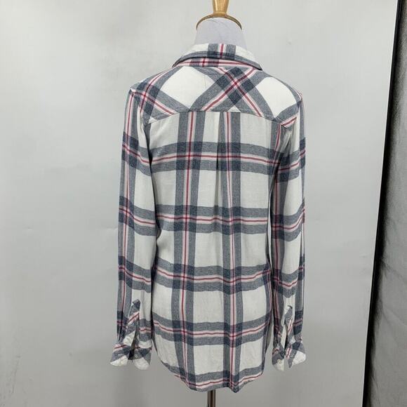 Rails Shirt Womens Extra Small Multi Hunter Plaid Button Up Long Sleeve Pockets - Picture 5 of 12